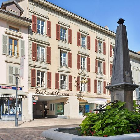 Hotel De La Couronne Morges Buitenkant foto