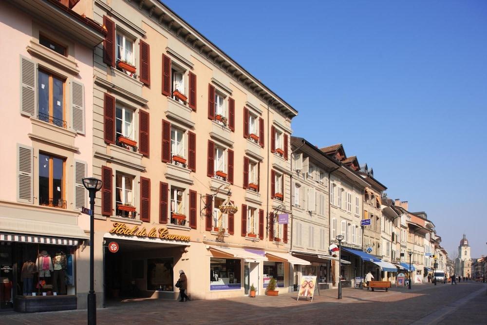 Hotel De La Couronne Morges Buitenkant foto